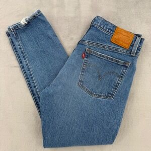 Levis 501 Original Fit Jeans  Blue Denim Straight Leg Women's size 30x28